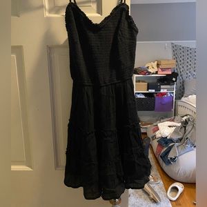 black Hollister dress